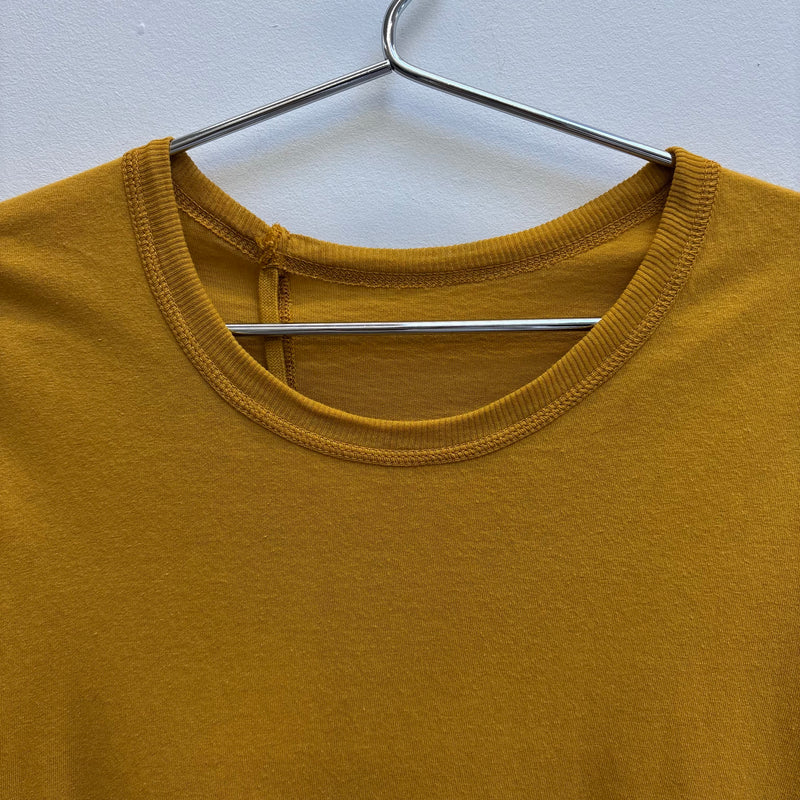 Boris Bidjan Saberi Mustard Short Sleeve Tee