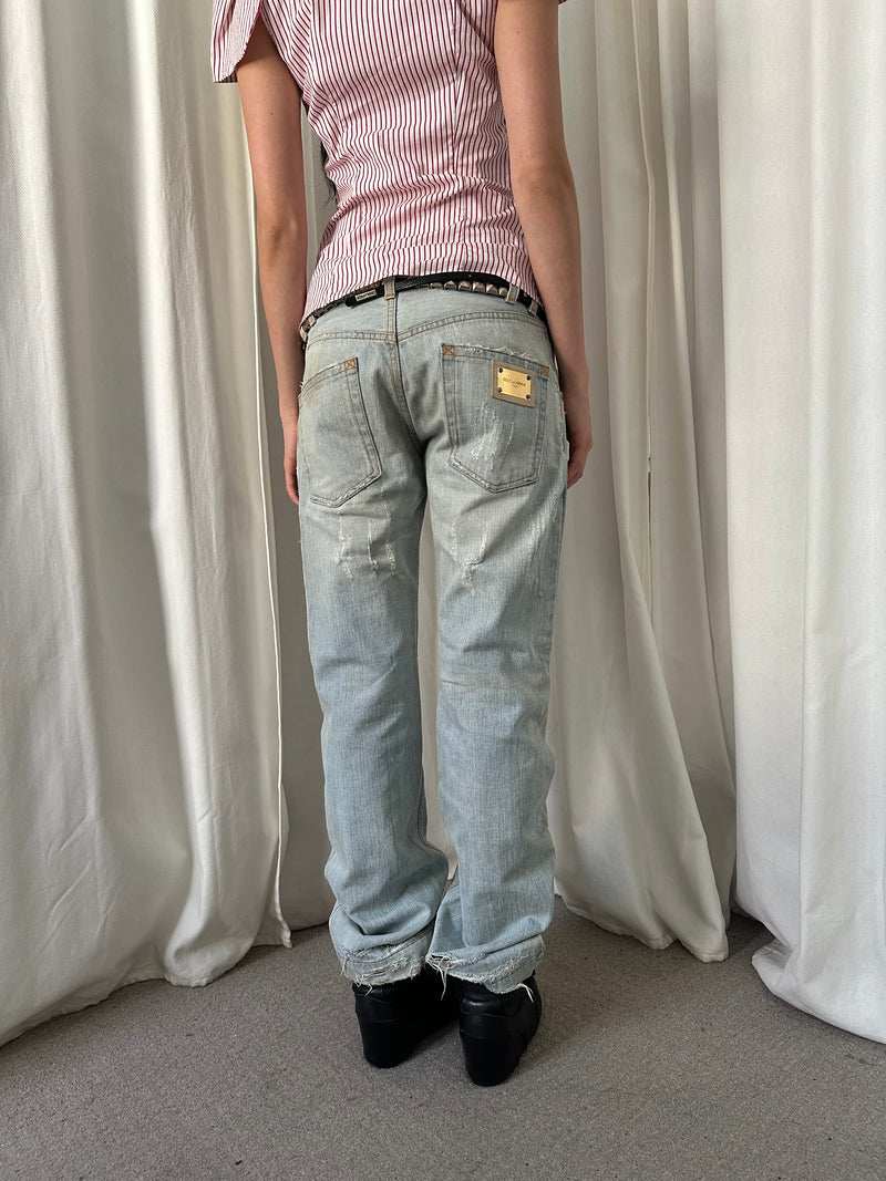 00s Dolce & Gabbana Light Wash Jeans