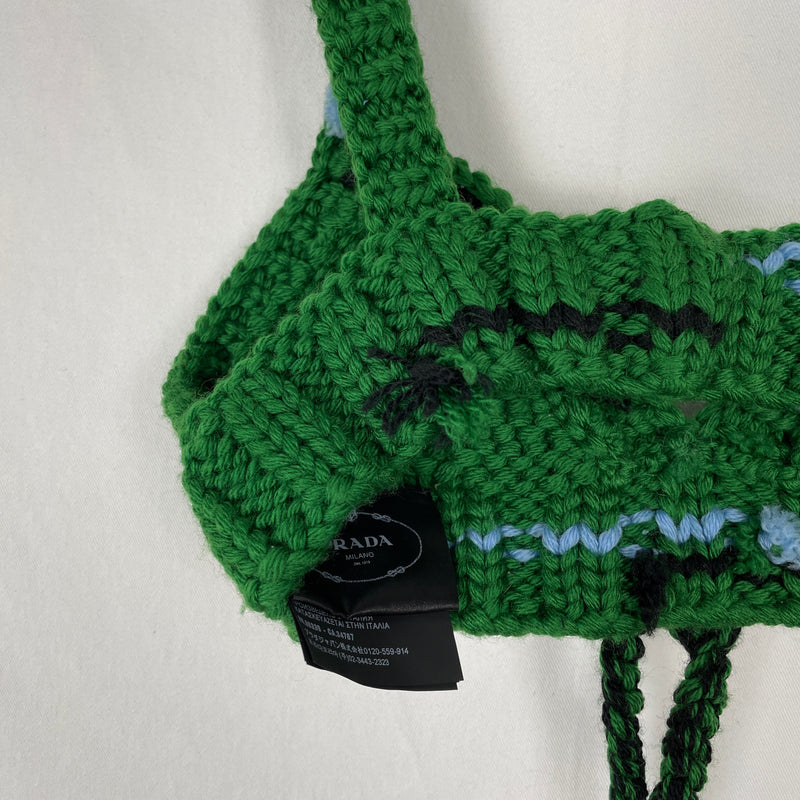 Prada Green Knit Bralette