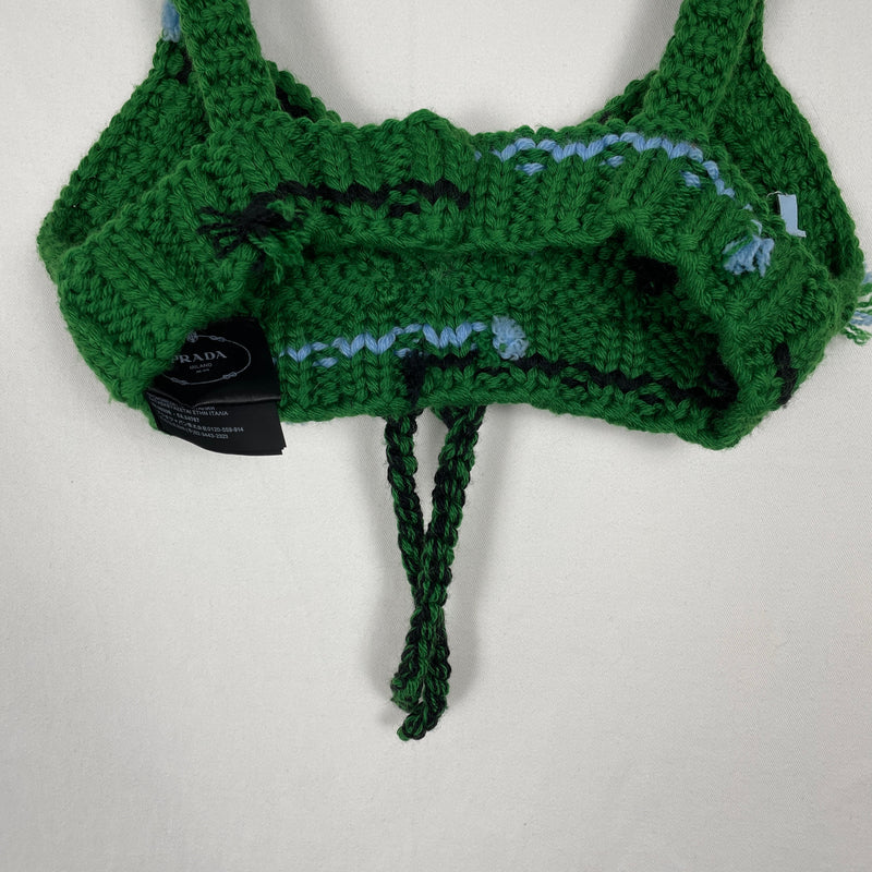 Prada Green Knit Bralette