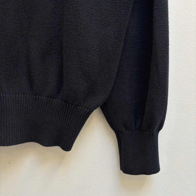 Comme Des Garçons V Neck Knit Sweater
