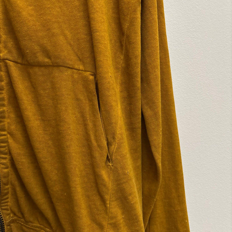 Boris Bidjan Saberi Mustard Zip Up Hoodie