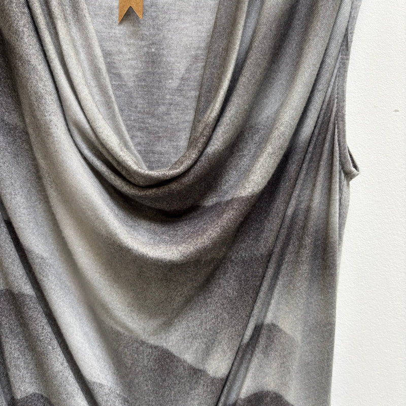 Helmut Lang Draped Midi Dress