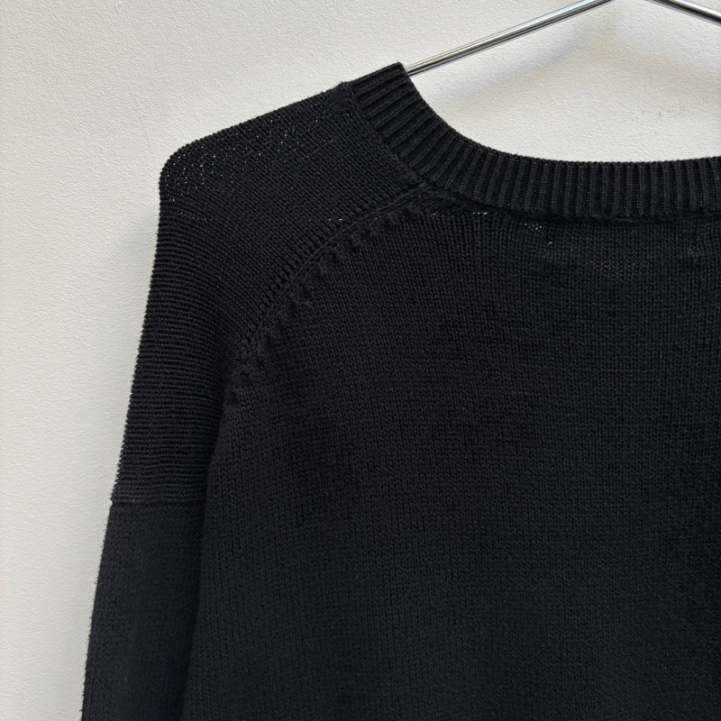 Comme Des Garçons V Neck Knit Sweater