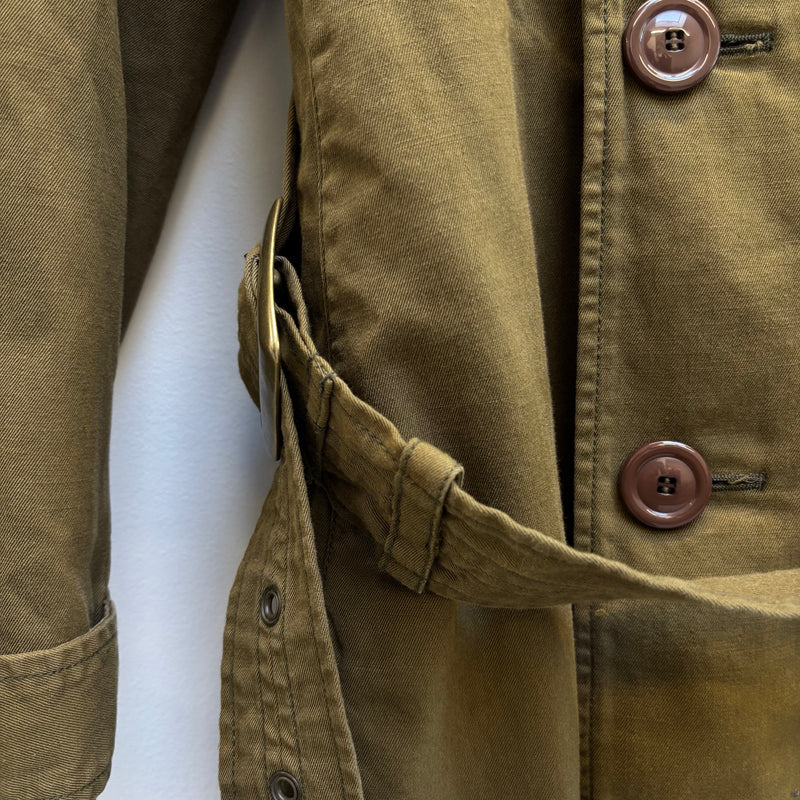 Le Grand Bleu (L.G.B.) Khaki Trench Coat Royal Flash
