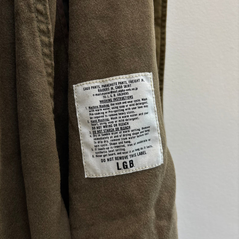 Le Grand Bleu (L.G.B.) Khaki Trench Coat Royal Flash