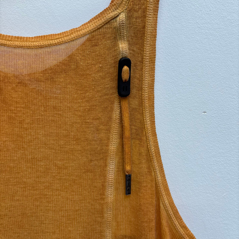 Boris Bidjan Saberi Burnt Yellow Tank Top