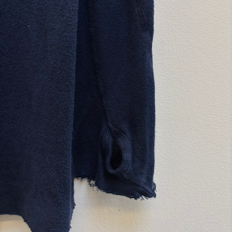 FW18 Boris Bidjan Saberi Dark Nuclear Blue Long Sleeve Tee