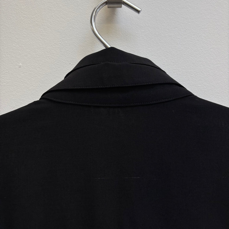90s Hussein Chalayan Deconstructed Mesh Blouse