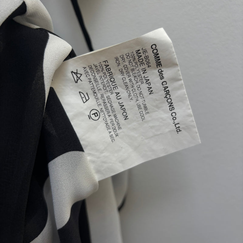 SS09 Junya Watanabe Striped Draped Top