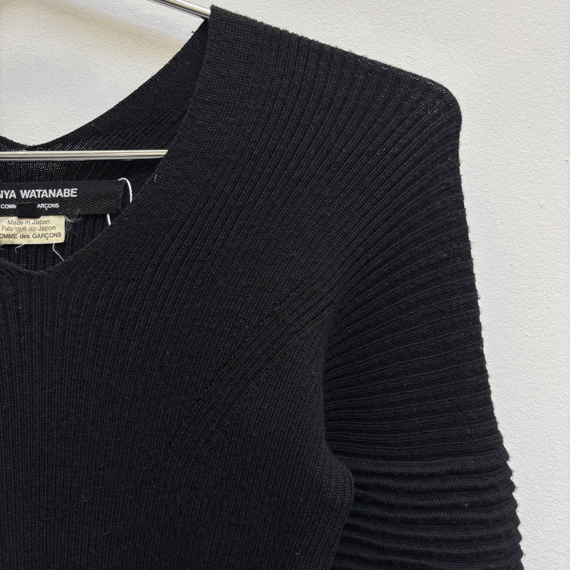 Junya Watanabe Ribbed V-Neck Shirt