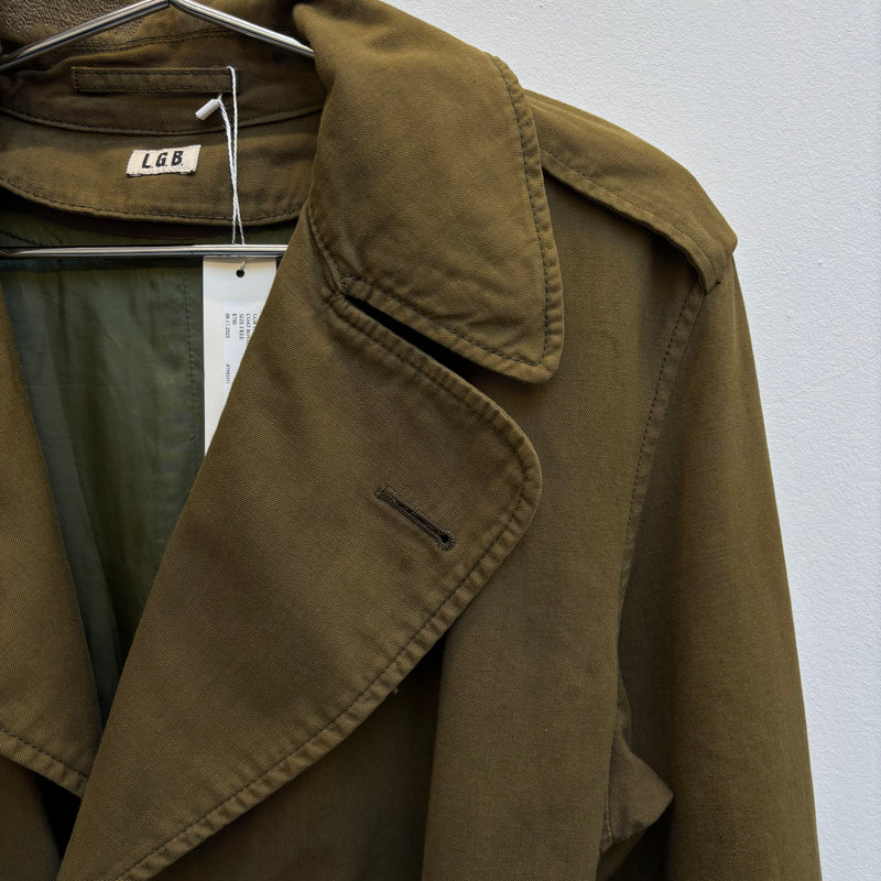 Le Grand Bleu (L.G.B.) Khaki Trench Coat Royal Flash