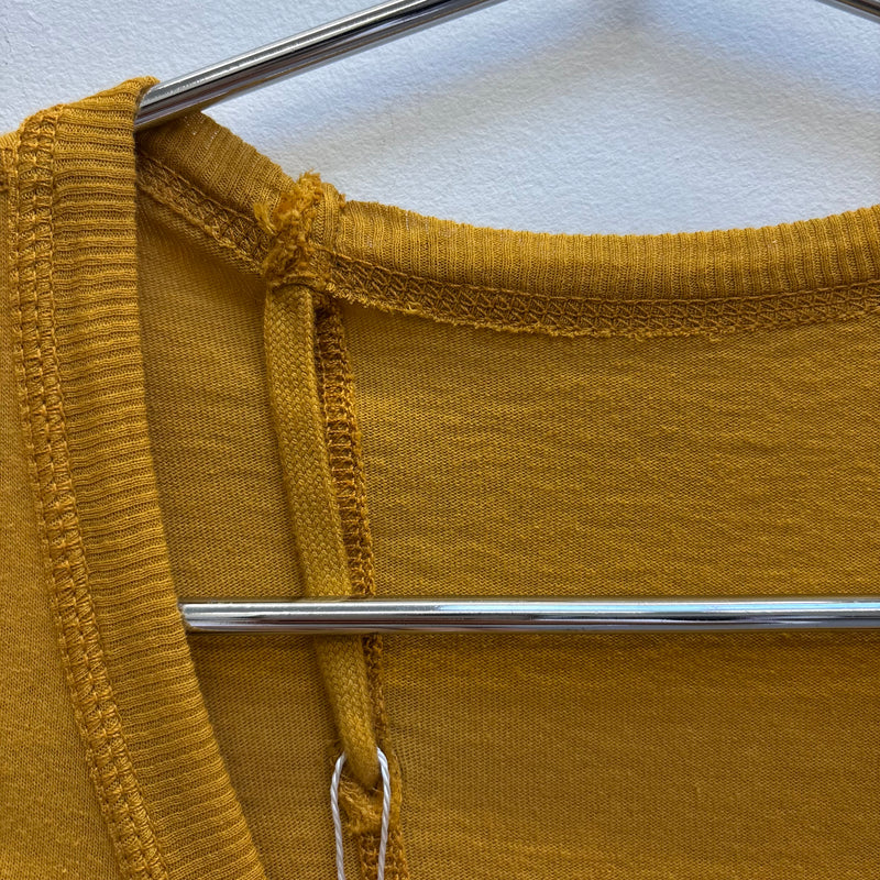 Boris Bidjan Saberi Mustard Short Sleeve Tee