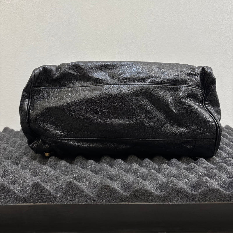 Balenciaga Velo Motocross Leather Handbag