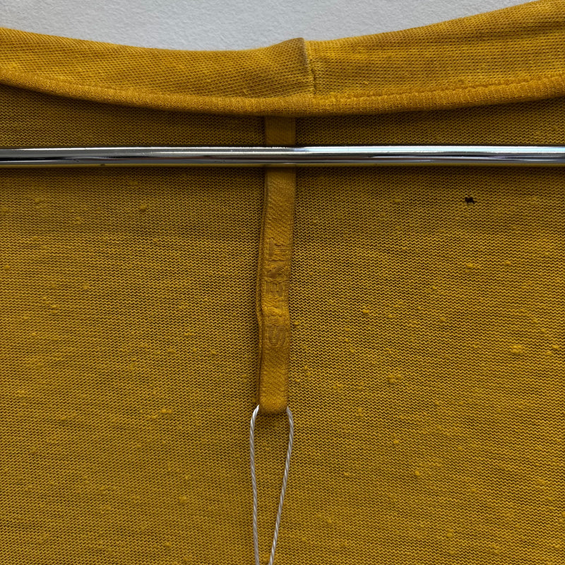 Boris Bidjan Saberi Mustard Zip Up Hoodie