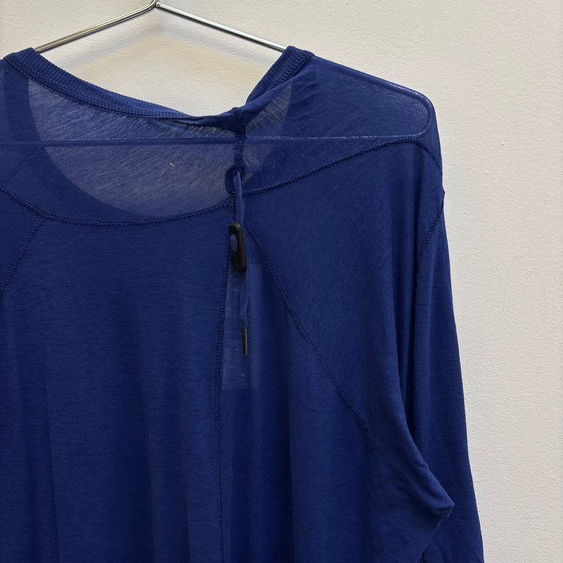 Boris Bidjan Saberi Nuclear Blue Cross Seam Tee