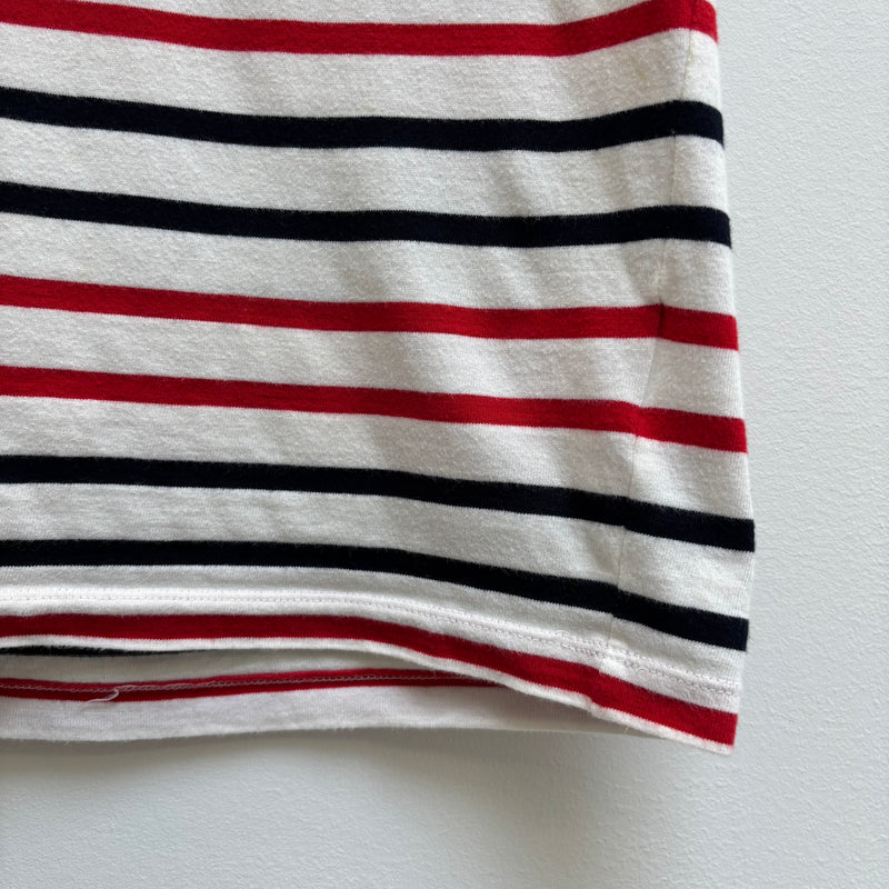 DSquared2 Striped V- Neck Top