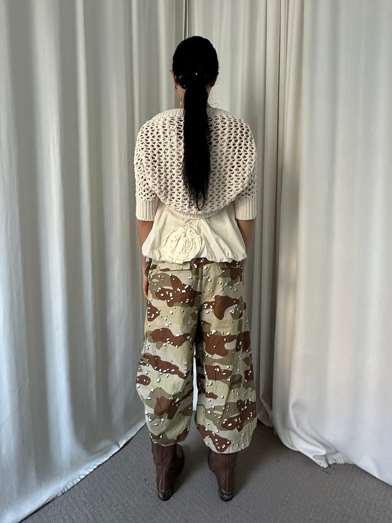 MM6 Camo Cropped Pants