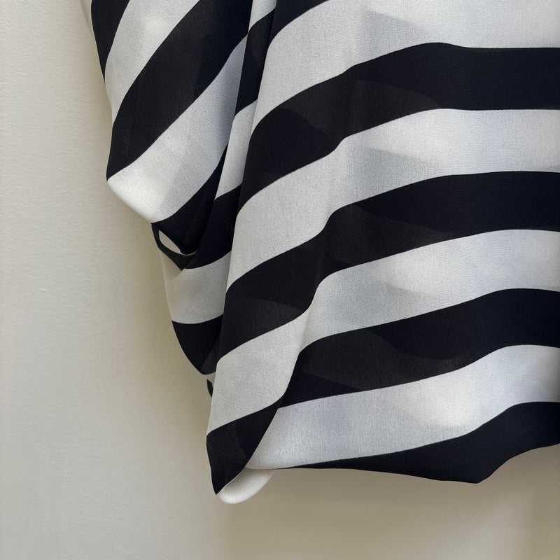SS09 Junya Watanabe Striped Draped Top