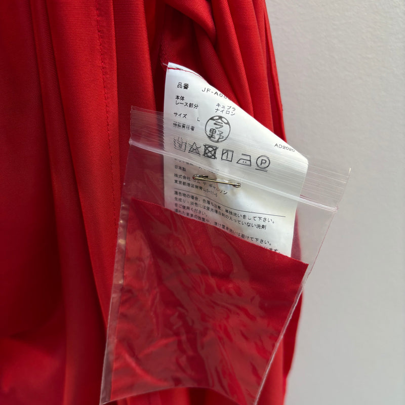 SS20 Junya Watanabe Lace Trim Buckle Strap Slip Dress