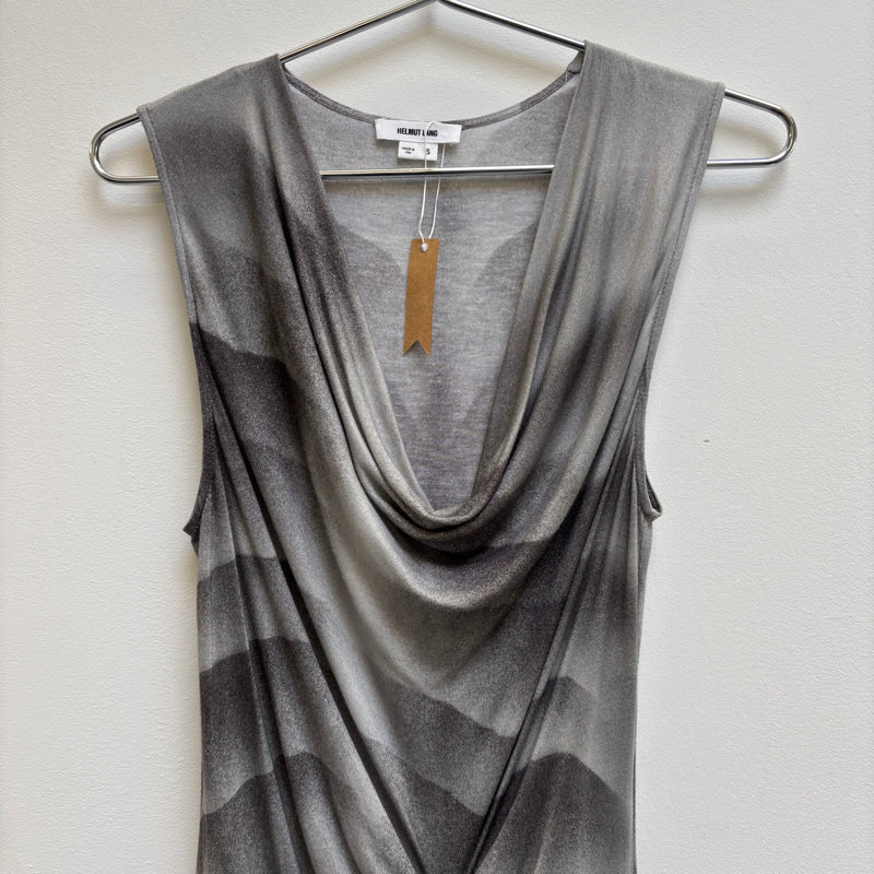 Helmut Lang Draped Midi Dress