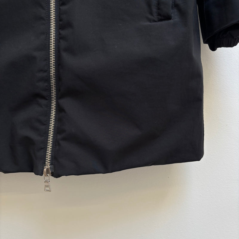 Prada Fur Trim Long Coat