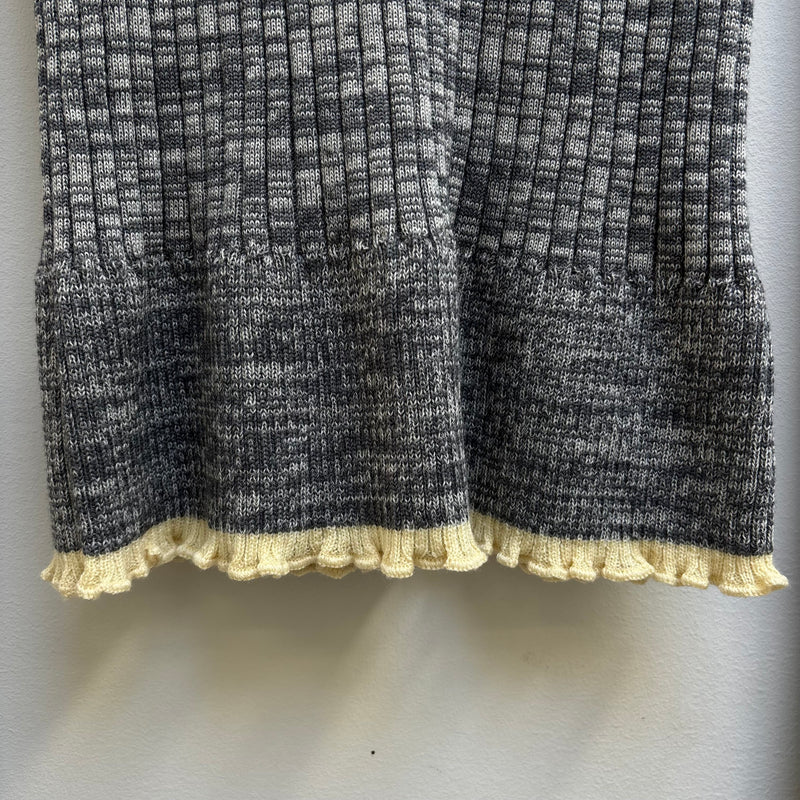 Jil Sander Fold Over Turtleneck Knit Sweater