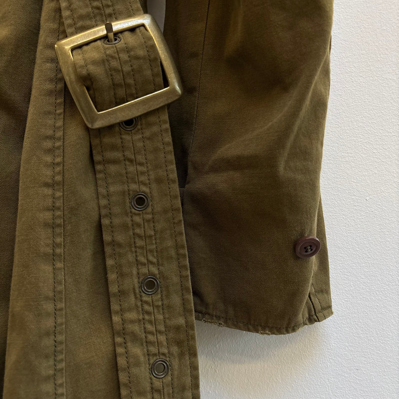Le Grand Bleu (L.G.B.) Khaki Trench Coat Royal Flash