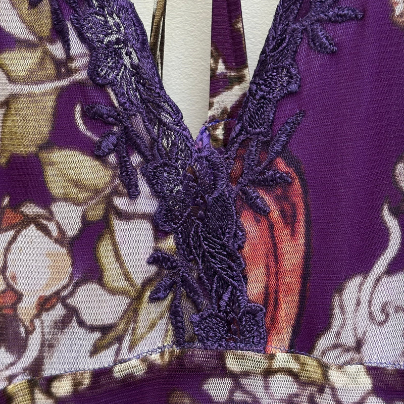 Roberto Cavalli Floral Patterned Summer Dress