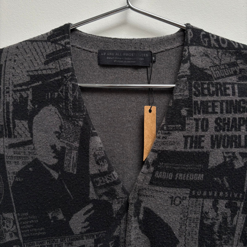 FW09 Hysteric Glamour Graphic Cardigan
