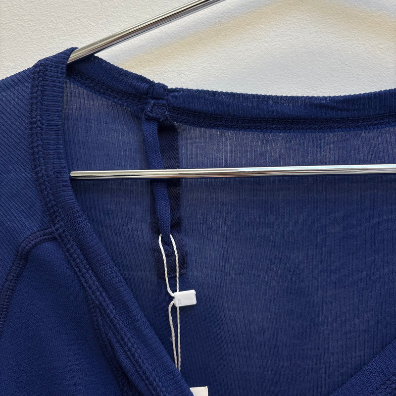 Boris Bidjan Saberi Nuclear Blue Surgical Stitch Tee