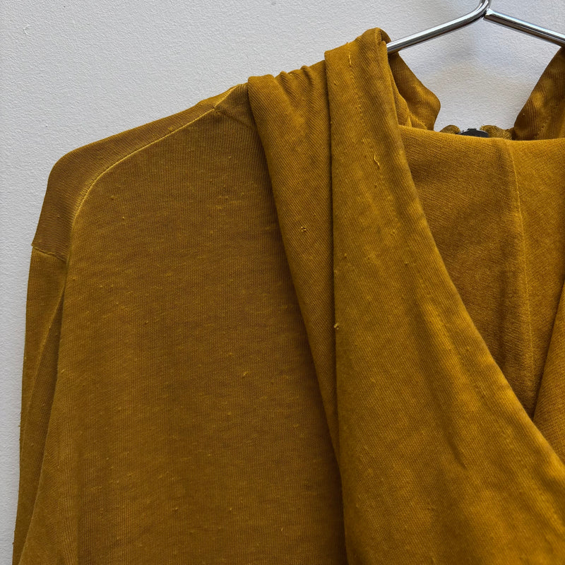 Boris Bidjan Saberi Mustard Zip Up Hoodie