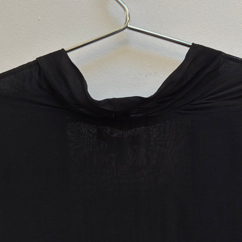 Helmut Lang Layered Sheer Draped Dress