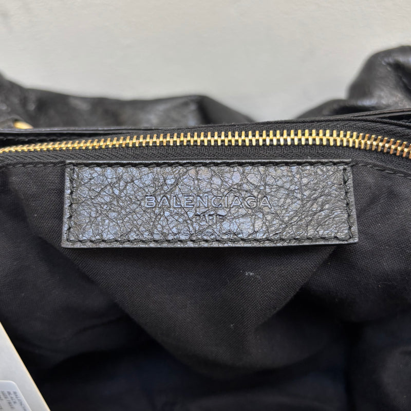 Balenciaga Velo Motocross Leather Handbag