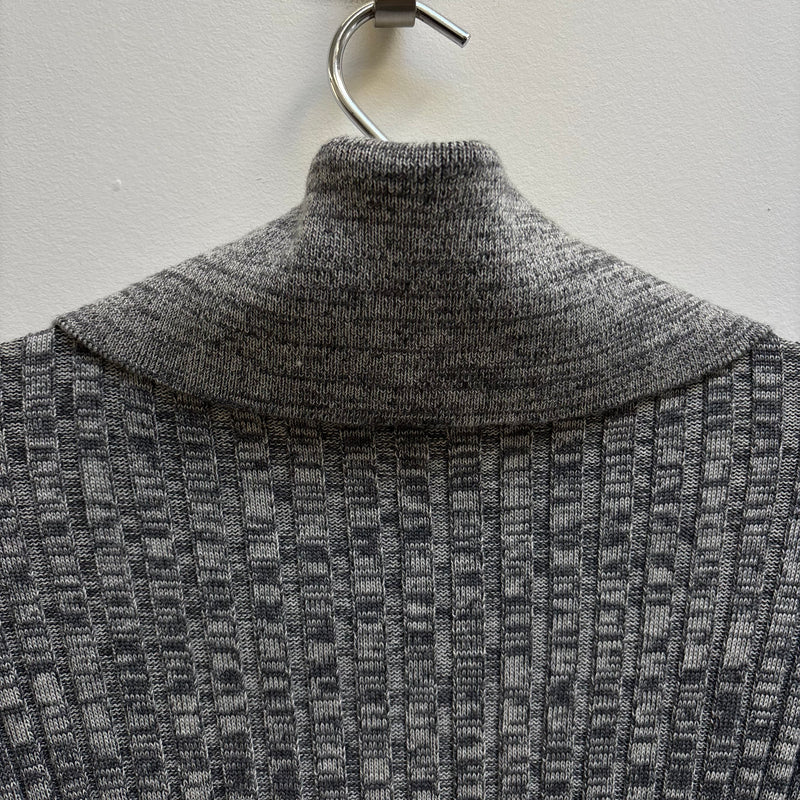 Jil Sander Fold Over Turtleneck Knit Sweater