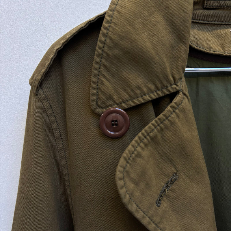 Le Grand Bleu (L.G.B.) Khaki Trench Coat Royal Flash