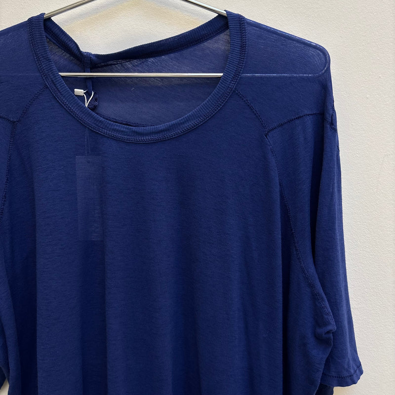 Boris Bidjan Saberi Nuclear Blue Cross Seam Tee