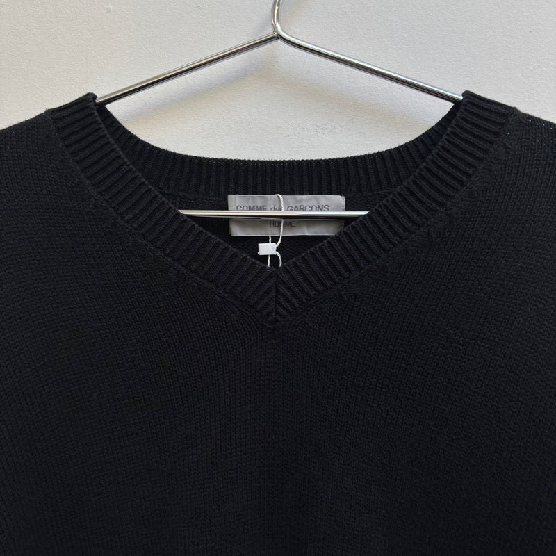 Comme Des Garçons V Neck Knit Sweater