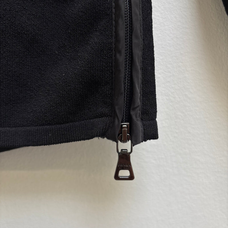 Prada Side Zipper Crewneck Sweater