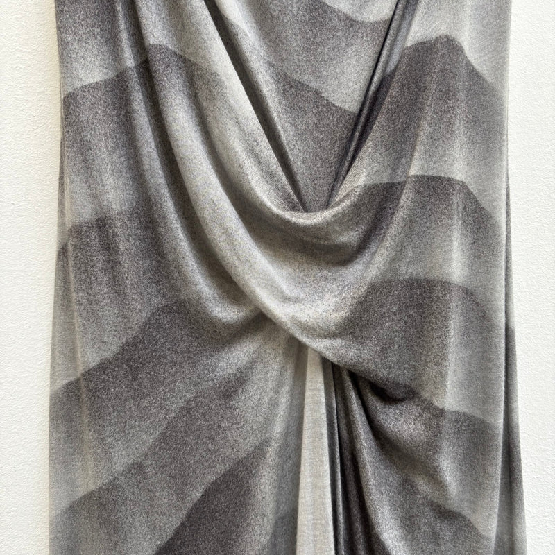 Helmut Lang Draped Midi Dress