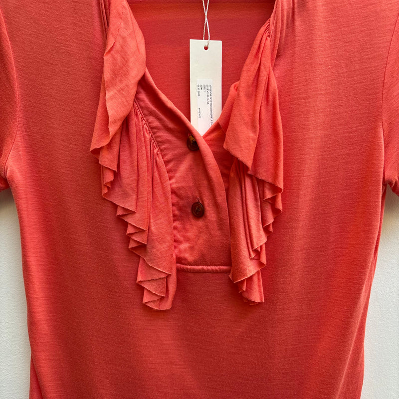 Vivienne Westwood Ruffle Short Sleeve Blouse