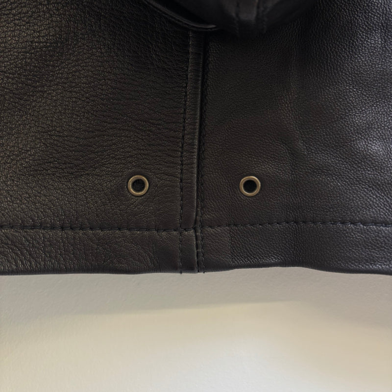 Mike & Chris Cropped Leather Jacket
