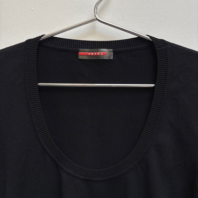 Prada Side Zipper Crewneck Sweater