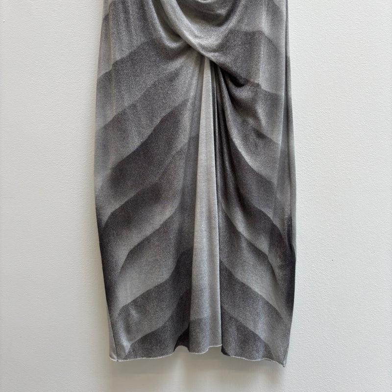Helmut Lang Draped Midi Dress
