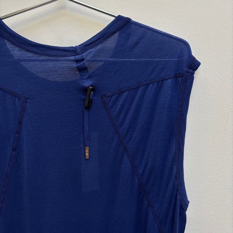 Boris Bidjan Saberi Nuclear Blue Sleeveless Tee
