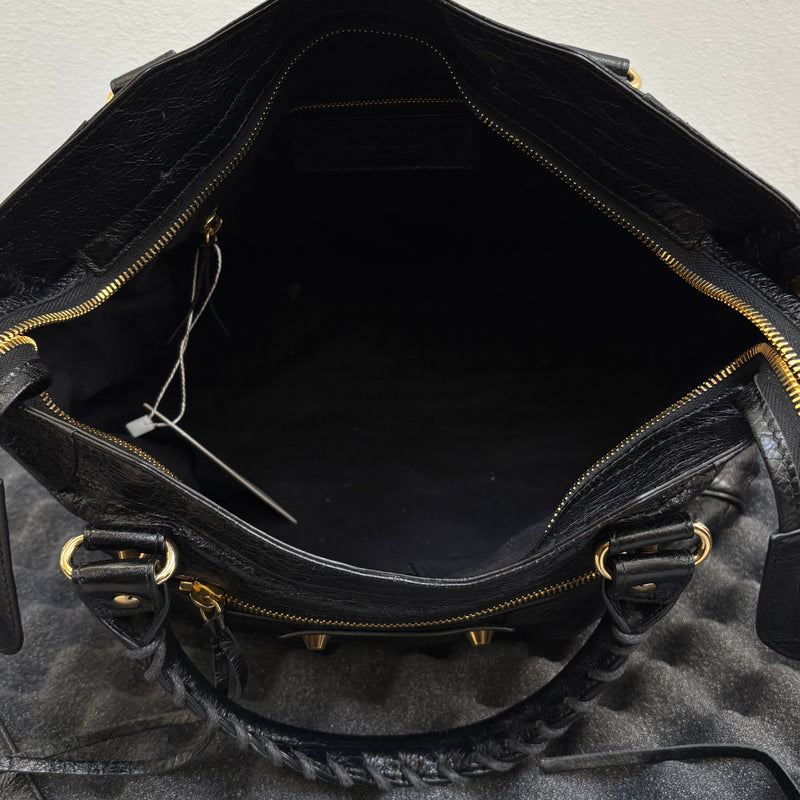 Balenciaga Velo Motocross Leather Handbag