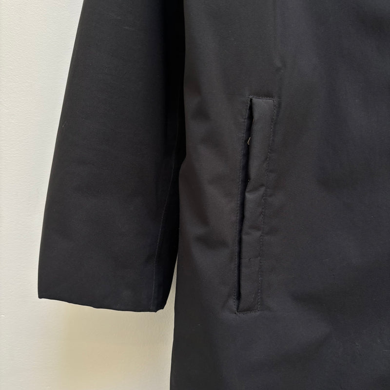 Prada Fur Trim Long Coat