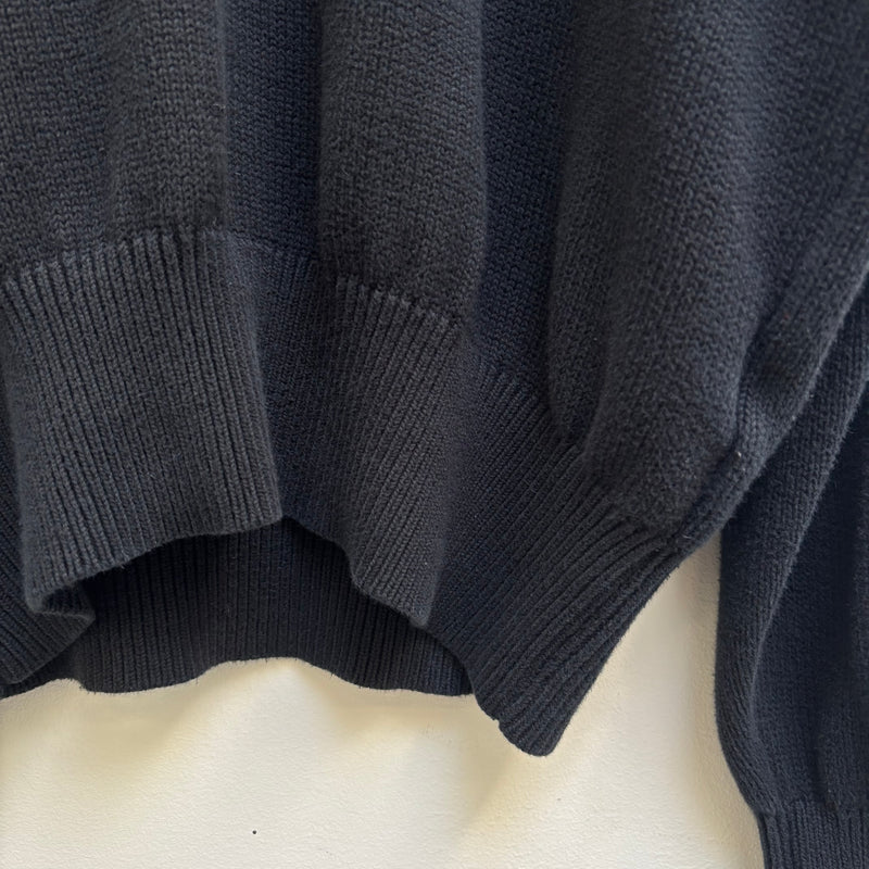 Comme Des Garçons V Neck Knit Sweater