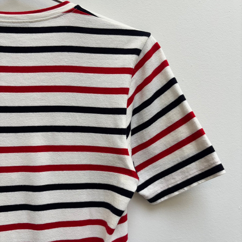 DSquared2 Striped V- Neck Top