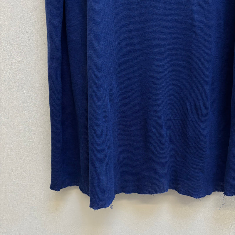 Boris Bidjan Saberi Nuclear Blue Micro Rib Tank Top